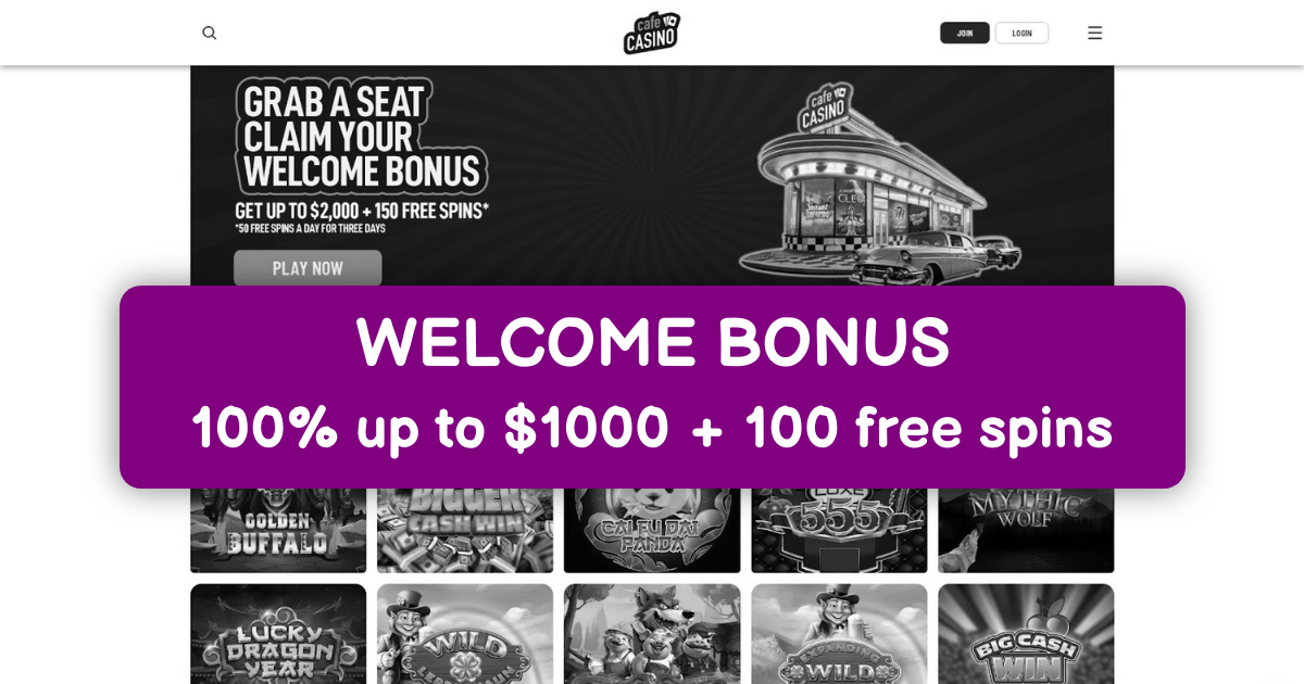 Cafe Casino - Best Mobile Casino Bonus